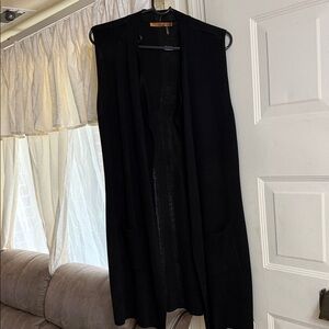 Belldini Black Sleeveless Cardigan